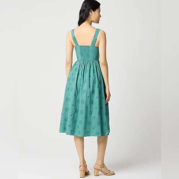 J.Crew Eyelet Midi Dress - Picture 9 of 10